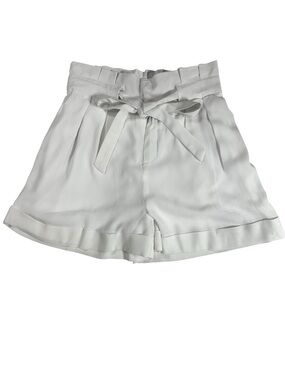 XOXO White Paperbag Bow Tie Waist Shorts Size Small NWT